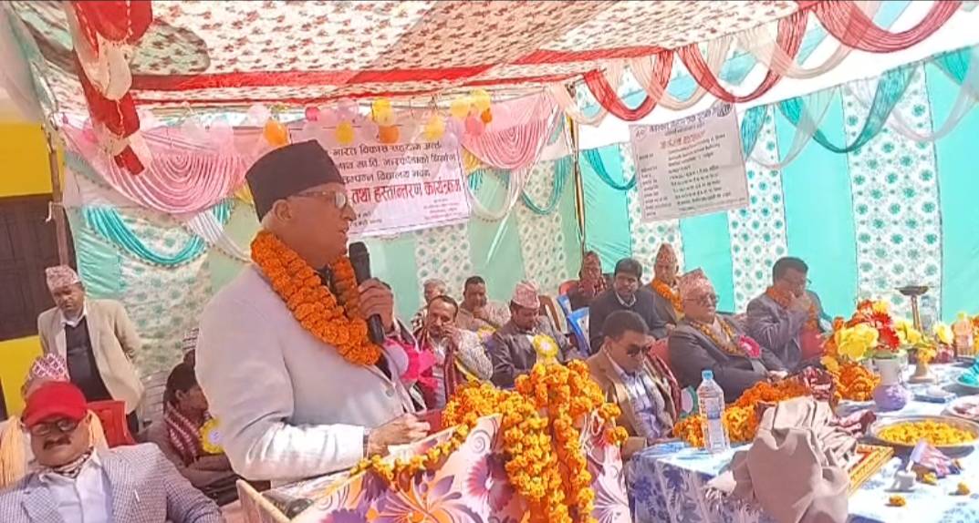 पुर्वमन्त्री बडूको प्रमुख आतिथ्यतामा गलैनाथ मावि झरकाँडाको विद्यालय भवन उद्घाटन कार्यक्रम सम्पन्न