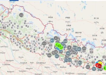 मनसुन भित्रिएसँगै कोशी प्रदेशका केही ठाउँमा ठूलो वर्षा