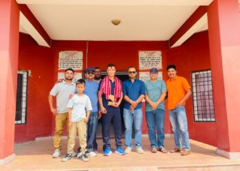 भीमदत्त -११ द्वारा क्रिकेटर किरण ठगुन्नालाई सम्मान