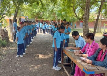 वेदकोटको उदयदेव माविमा विद्यार्थी नेतृत्वको निर्वाचन सम्पन्न
