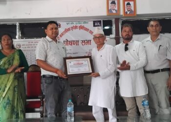 कञ्चनपुरको बेलौरी नगरपालिका पूर्ण खोप सुनिश्चितता तथा दिगोपन घोषणा