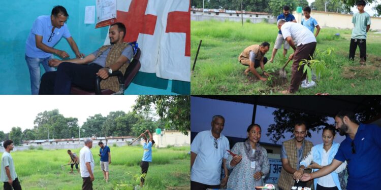 अनाथ बालबालिकासँग जन्मदिन, रक्तदान र वृक्षरोपण