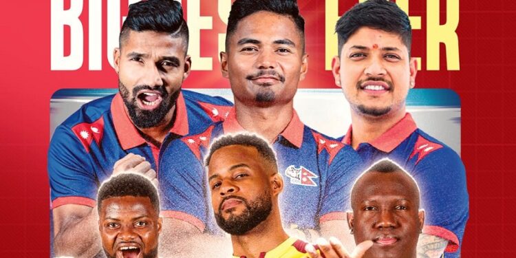 नेपालले वेस्ट इन्डिजसँग टी–२० शृङ्खला खेल्ने