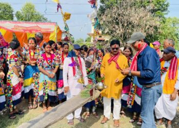 कञ्चनपुरको वेदकोटमा ‘सावनको डोला’ सुरु, राना समुदायमा उत्साह