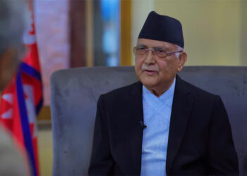 विद्या भण्डारीलाई पार्टीको नेतृत्व हस्तान्तरण गर्न सकिने अवस्था छैन- ओली