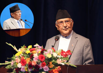प्रधानमन्त्री ओलीको प्रचण्डलाई आग्रह- फ्लडलाइट र प्याराफिट हेर्न किर्तिपुर जानुस्