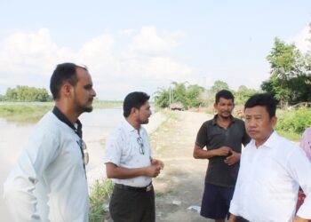 जगबुडा नदीमा तटबन्ध बनेपछि दोधारा चाँदनीको १८ नम्बर पिल्लर बस्ती सुरक्षित, स्थानीयमा खुसीयाली