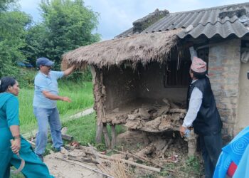 वेदकोट -१० मा वडाभित्रका सबै छाउगोठ भत्काइयो