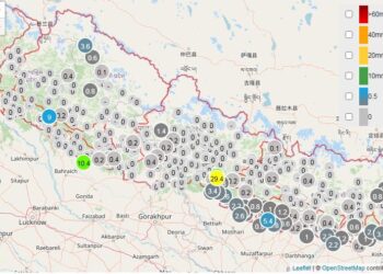 वर्षाका कारण केही नदीमा सतर्कता तह पार, बाढी र पहिरोको जोखिम बढ्दो