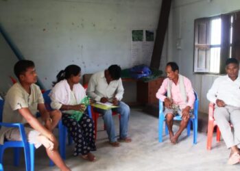 लालझाडीका पीडित किसान आन्दोलित
