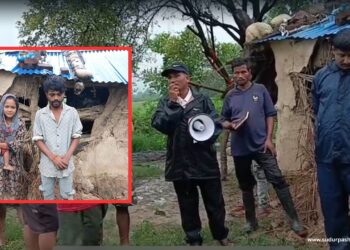 वेदकोट -१० मा हात्तीको आतङ्क: धानबाली नष्ट, घर भत्किएपछि परिवार बिचल्लीमा