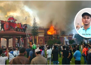 आँखै अगाडी राष्ट्रपति भवन जल्दा,मैले जे देखें