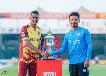 नेपालले वेस्ट इन्डिजसँग पहिलो टी-२०आई खेल्दै