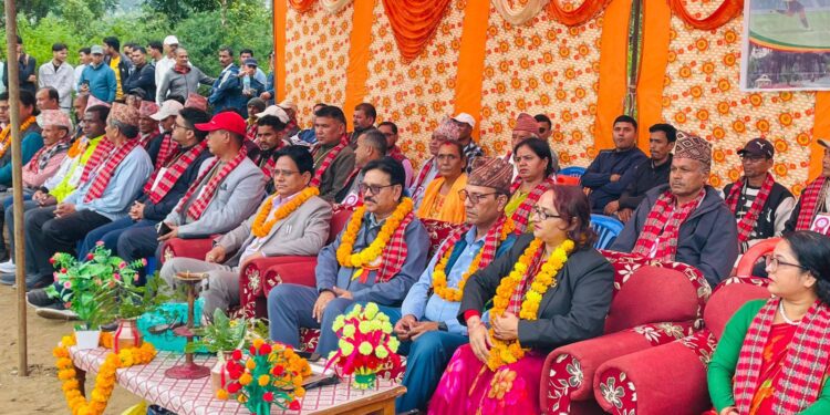 वेदकोटमा तेस्रो नगर स्तरीय मेयर कप फुटबल प्रतियोगिता सुरु