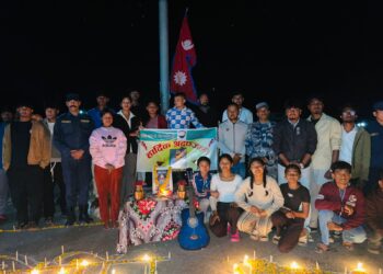 स्व. विपिन जोशीको सम्झनामा कञ्चनपुरको गड्डाचौकीमा दीप प्रज्वलन र श्रद्धाञ्जली सभा