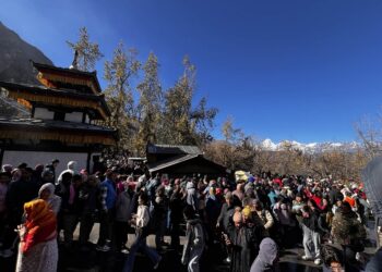 पर्यटकीय जिल्ला मुस्ताङमा एकैदिन झन्डै ७ हजार पर्यटक भित्रिए