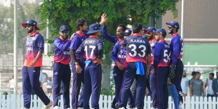 नेपालको लगातार तेस्रो हार अमेरिकासँग ४ विकेटले पराजित