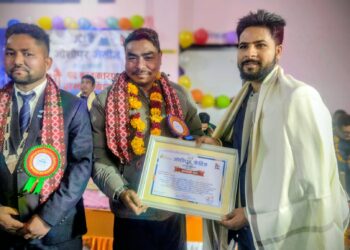 अनलाइन टिभी पत्रकार संघ सुदूरपश्चिमका उपाध्यक्ष जोशी सम्मानित