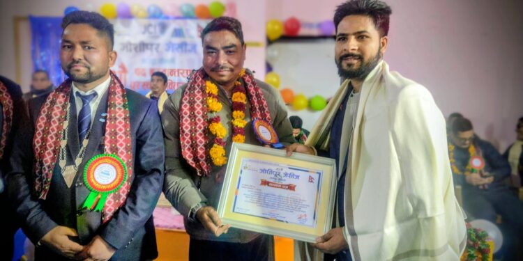 अनलाइन टिभी पत्रकार संघ सुदूरपश्चिमका उपाध्यक्ष जोशी सम्मानित