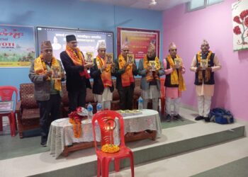 महेन्द्रनगरमा ‘श्रीमद्भागवतकथामृतसार’ को विमोचन