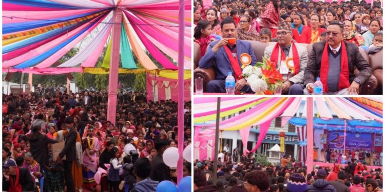 रेडियन्ट माध्यमिक विद्यालयको रजत जयन्ती भव्यताका साथ सम्पन्न