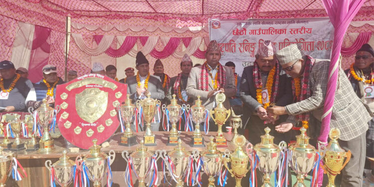 बैतडीको शिवनाथ गाउँपालिकामा छैटौँ राष्ट्रपति रनिङ शिल्ड प्रतियोगिता सुरु