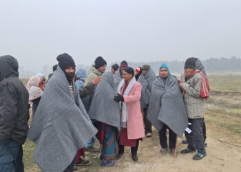 युनिसेफ नेपालको सहयोगमा एनएनएसडब्ल्यूएद्वारा ७०३ थान कम्बल वितरण