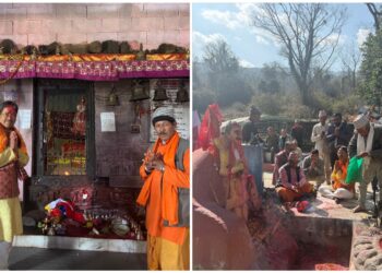 कञ्चनपुर क्षेत्र नं २ का उम्मेदवार एनपी साउदद्वारा गृह जिल्ला डडेल्धुराका शक्तिपीठहरूको दर्शन