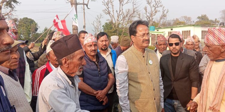 पूर्वाधार विकास अघि बढाए, अधुरा काम पूरा गर्न चुनावी मैदानमा फर्किएः एनपी साउद