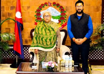 रास्वपा सभापति रवि लामिछानेले भेटे प्रधानमन्त्री कार्की