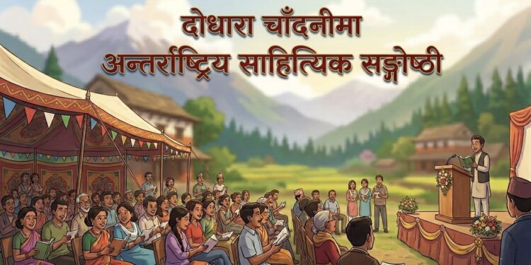 कञ्चनपुरको दोधारा चाँदनीमा अन्तर्राष्ट्रिय साहित्यिक सङ्गोष्ठी हुँदै
