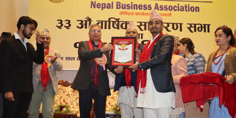 नेपालको इतिहासमै पहिलोपटक नेपाल व्यापार संघद्वारा जेनजी युवा सम्मान