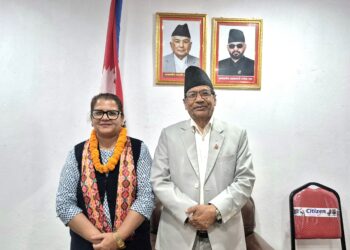 गण्डकी प्रदेश प्रमुख र राष्ट्रियसभा उपाध्यक्षबीच भेटवार्ता