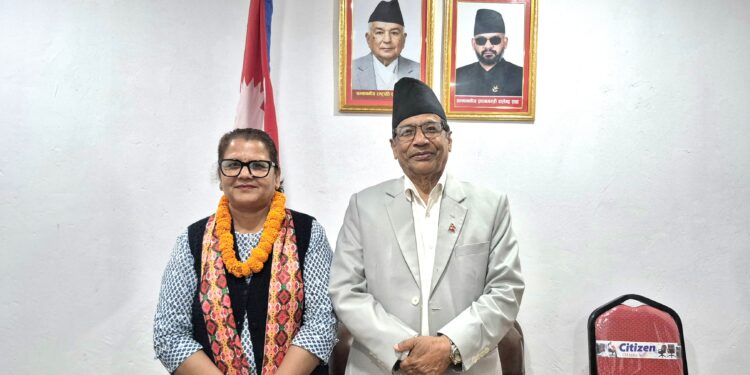 गण्डकी प्रदेश प्रमुख र राष्ट्रियसभा उपाध्यक्षबीच भेटवार्ता