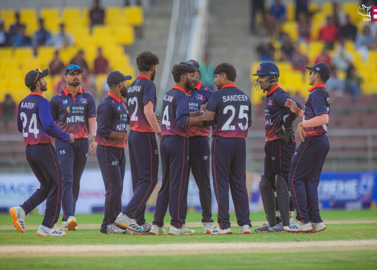 नेपाल र यूएईबीचको दुई खेलको टी-२० अन्तर्राष्ट्रिय सिरिज बराबरीमा
