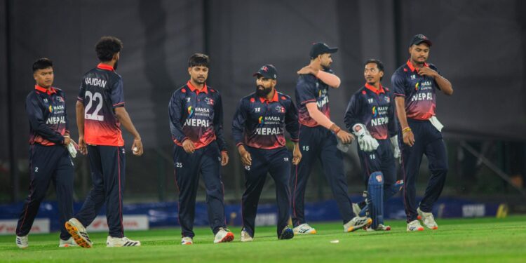 टी-२० आई सिरिजको पहिलो खेलमा नेपाल यूएईसँग पराजित
