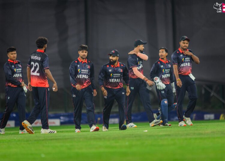 टी-२० आई सिरिजको पहिलो खेलमा नेपाल यूएईसँग पराजित