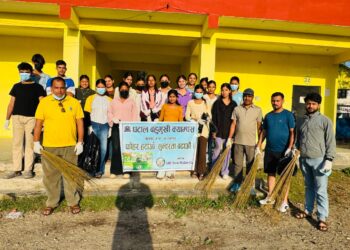 जिएमसी सोसल वेलफेयर क्लबद्वारा कञ्चनपुरको सुडा बजारमा सरसफाइ अभियान सम्पन्न