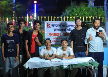 महेन्द्रनगर पुनर्स्थापनाको माग गर्दै कञ्चनपुरमा हस्ताक्षर अभियान सुरु