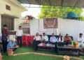 वेदान्तका विद्यार्थीद्वारा आफैँले रोबोट बनाएर फुटबल प्रदर्शनी
