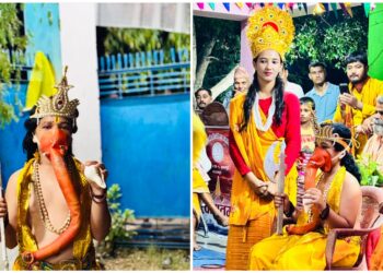 वेदकोटको सुन्दरपुरमा ‘पुरुषोत्तम ज्ञान महायज्ञ’ जारी: स्वामी रमेशानन्द सरस्वतीद्वारा गौदान र १०८ थान गीता ग्रन्थ वितरण