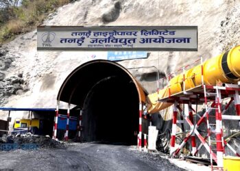 तनहुँ जलविद्युत् आयोजनाको ७५ प्रतिशत भौतिक प्रगती पूरा