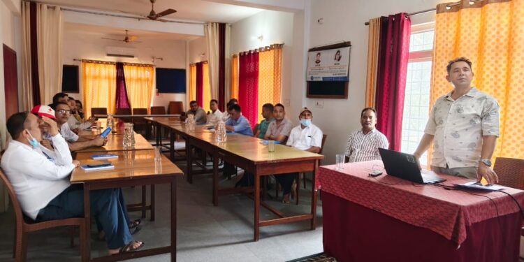 क्षति न्यूनीकरण सम्बन्धी सरोकारवालासँग समन्वय र अभिमुखीकरण सम्पन्न
