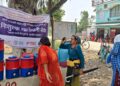 गर्मी बढेपछि दोधारा चाँदनीमा चिसो पानी वितरण