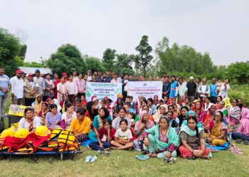 कञ्चनपुरको बाढी जोखिमयुक्त कुतियाकबर बस्तीमा कृत्रिम घटना अभ्यास