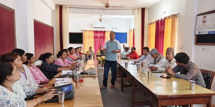 भीमदत्त र वेदकोटका विपद् व्यवस्थापन समितिलाई प्रशिक्षण