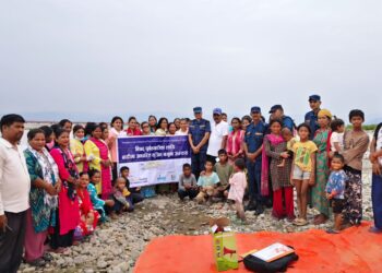 कञ्चनपुरको भीमदत्त -१३ मा बाढीमा आधारित कृत्रिम नमुना अभ्यास