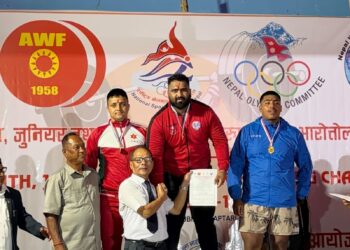 कञ्चनपुरका सुभास उपाध्यायले भारोत्तोलनमा जिते स्वर्ण
