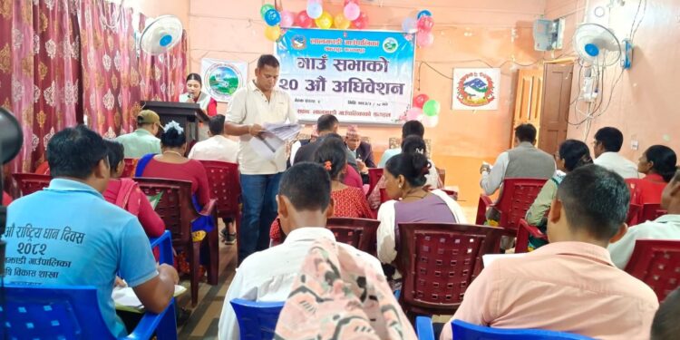 लालझाडी गाउँपालिकाको बजेट ४.१२ प्रतिशतले वृद्धि, ४६ करोड ५ लाखको बजेट सर्वसम्मत पारित