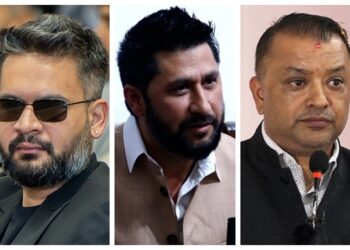 महाधिवेशनको मञ्चमा एकसाथ देखिए बालेन, रवि र गगन